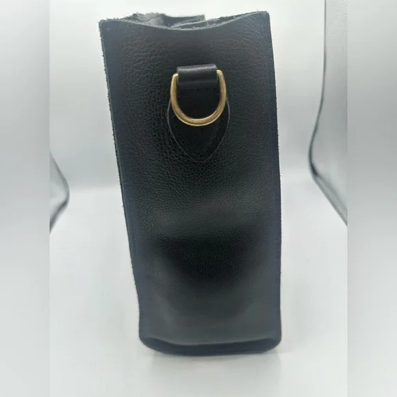 Portland Leather Goods Large Lola pebbled black north south PLG - Picture 9 of 10